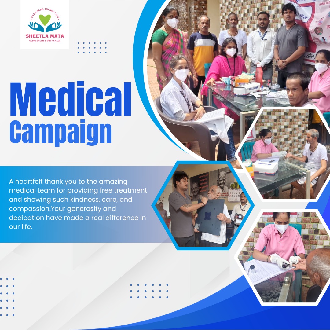 Medical Camp at Sheetla Mata Old Age Home